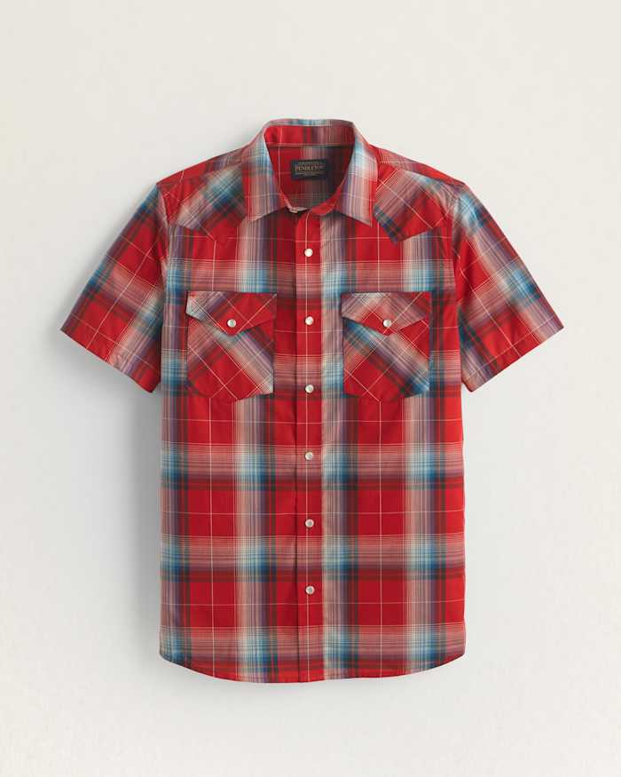 MEN'S SHORT-SLEEVE BISHOP COTTON SHIRT